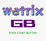 Wetrix GB (Japan) Title Screen